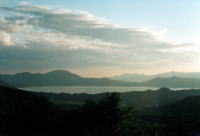 2000年8月　夕方の田沢湖全景