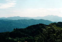 2000年8月　田沢スーパー林道からの景色